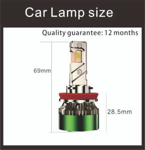 采用紧凑型设计，这款灯的尺寸保持在70mm以内，可以完美贴合各种车型的车灯空间。无论您的车辆尺寸要求如何，我们的灯都可以轻松安装，确保无缝贴合。其紧凑的设计不仅节省空间，还能确保强劲的光输出和高效的散热性能，使其成为现代车辆照明升级的理想选择。无论是更换现有灯具还是升级灯具，这款灯都能为您提供精确贴合和卓越性能的完美结合。