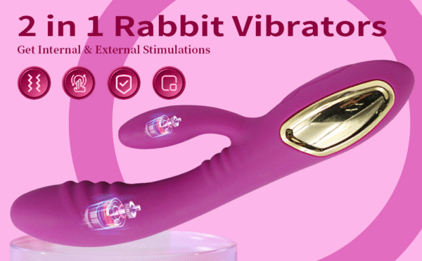 Vibrator female sex toys, female clitoral G-spot anal stimulator, with 10 powerful vibration modes, waterproof powerful vibrator - 图片 2