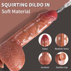 7.8-inch masturbator vibratorIt has an extra-long size, a real experience, and can spray water to bring a different experience