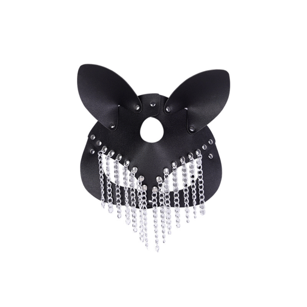 BDSM leather mask – full face fetish head covering for role play and bondage - 图片 2