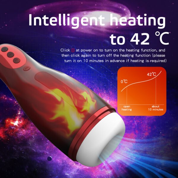 The 9.92 inch masturbation cup can automatically heat up and provide a real experience of vacuum adsorption - 图片 5