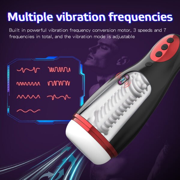 The 9.92 inch masturbation cup can automatically heat up and provide a real experience of vacuum adsorption - 图片 6