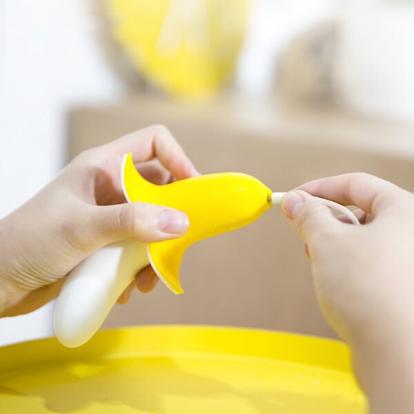 Satisfying female clitoral stimulation soft silicone fruit sex toy dildo g-spot banana vibrator - 图片 2