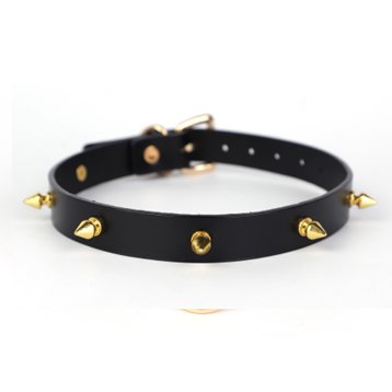 BDSM choker collar - adult adjustable breath play collar