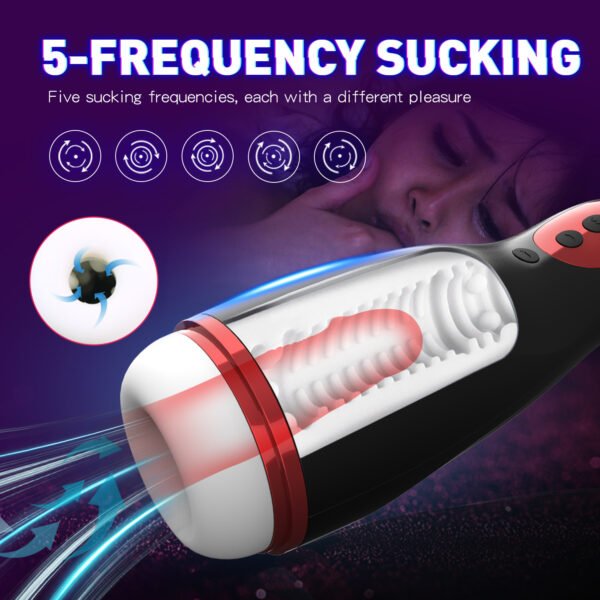 The 9.92 inch masturbation cup can automatically heat up and provide a real experience of vacuum adsorption - 图片 7
