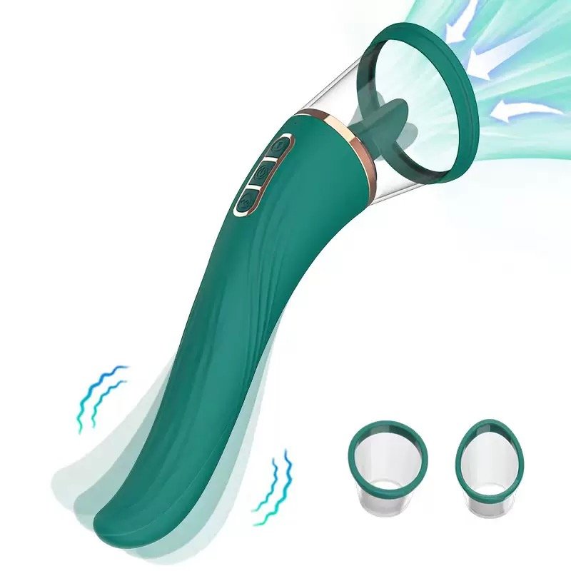 Dual-Head G-Spot Vibrator with Licking Tongue – Clitoral & Internal Massager for Women
