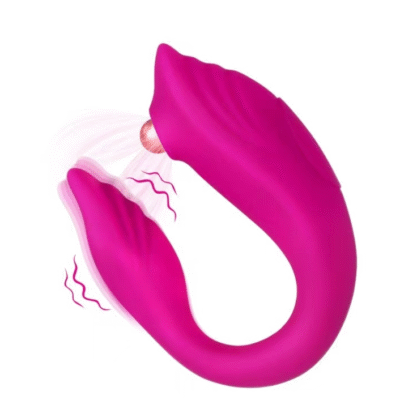 Women's remote control couple vibrator, G-spot vibration, simulated tongue slapping clitoral stimulator, waterproof and silent sex toy