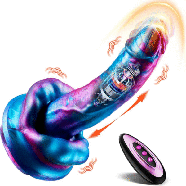 Fantasy electric multi-mode dildo with remote control and multiple modes