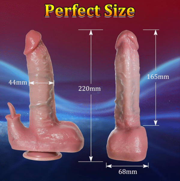 With remote control and dual mode dildo clitoral stimulation and vaginal dual mode electric dildo - 图片 3