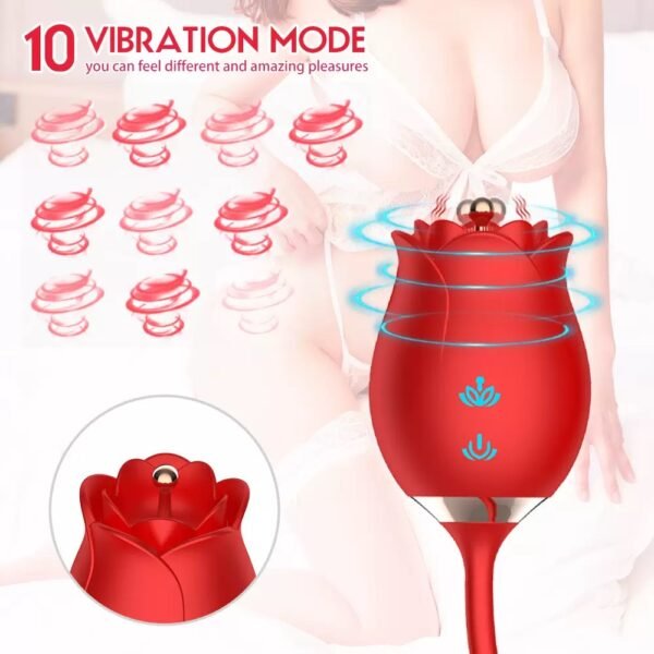 Dual-Head Thrusting & Vibrating Egg – Multi-Speed Clitoral & G-Spot Stimulator for Women - 图片 5