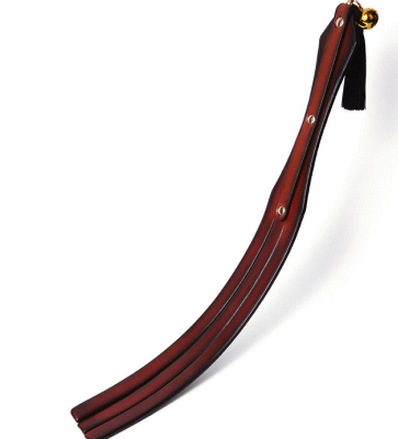 BDSM Role Play Leather Spanking Whip – Domination & Submission Toy