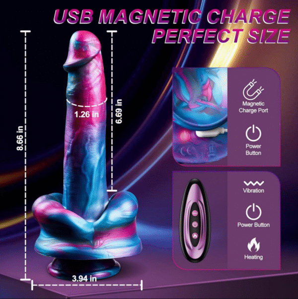 Fantasy electric multi-mode dildo with remote control and multiple modes - 图片 2