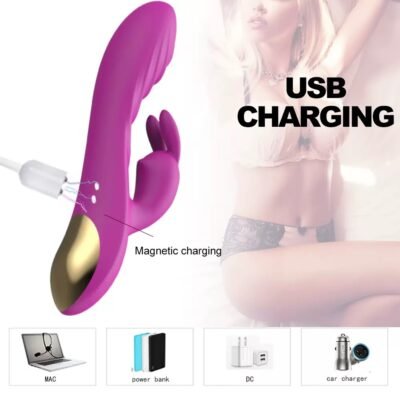 Rabbit vibrator AV stick G-spot vibrator clitoral masturbation