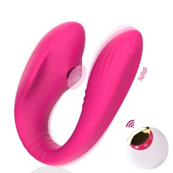 Private massager for men and women Wireless remote control sucking G-spot massage masturbator - 图片 4