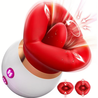 Realistic mouth design + powerful suction Simulates oral sensations with rhythmic motion