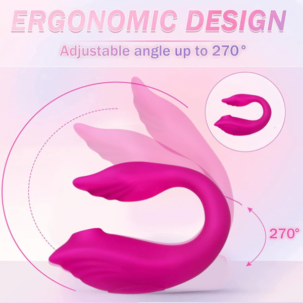 Women's remote control couple vibrator, G-spot vibration, simulated tongue slapping clitoral stimulator, waterproof and silent sex toy - 图片 5