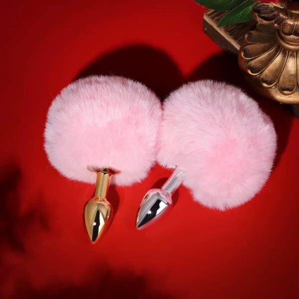 Silicone Tail Anal Plug  BDSM Furry Accessory with Safe T-Base - 图片 3