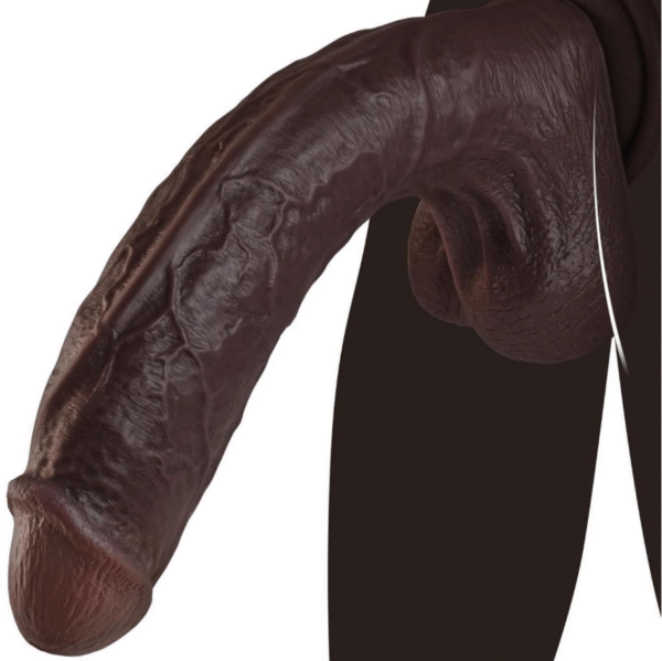 10 vibration modes, with APP control and electric remote control - 6.1 inch dark dildo - 图片 2