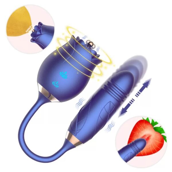 Dual-Head Thrusting & Vibrating Egg – Multi-Speed Clitoral & G-Spot Stimulator for Women - 图片 2