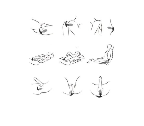 Remote Control Vibrating Anal Plug for Men – Multi-Frequency Silicone Butt Plug - 图片 4
