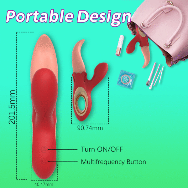 Female masturbator vibrator 10-frequency strong vibration friction massager - 图片 4