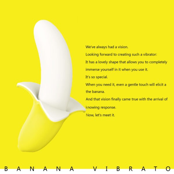 Satisfying female clitoral stimulation soft silicone fruit sex toy dildo g-spot banana vibrator - 图片 6