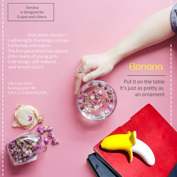 Satisfying female clitoral stimulation soft silicone fruit sex toy dildo g-spot banana vibrator - 图片 5