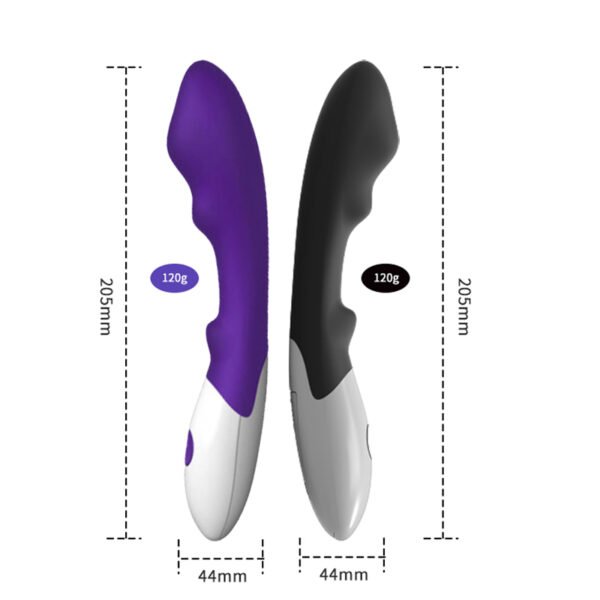 Medical Silicone Vibrator - G-spot Penetration Stimulation - 10 Vibration Massagers Female G-spot Vibrator Silicone Adult Toys - 图片 4