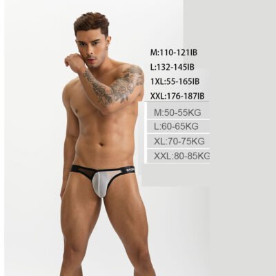 Men's T-Back Mesh Transparent Style M L XL XXL Designed to tease built to please