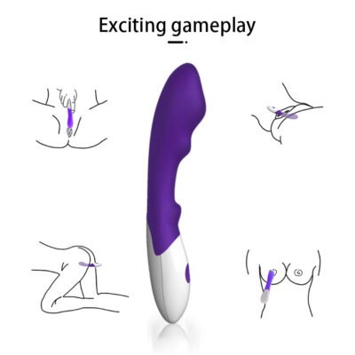 Medical Silicone Vibrator - G-spot Penetration Stimulation - 10 Vibration Massagers Female G-spot Vibrator Silicone Adult Toys