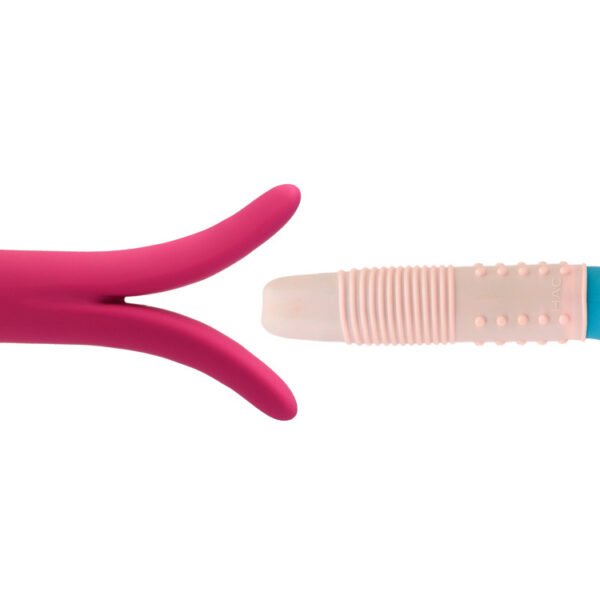 Female internal and external stimulation, female masturbation three-point resonance massage stick, jumping egg silent fun G-spot clitoris sucking - 图片 3