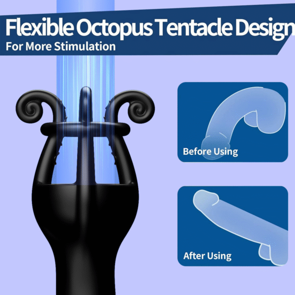 Male masturbation tongue licking vibration men's penis trainer adult sex toys - 图片 4