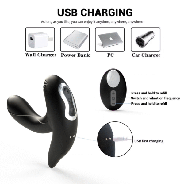 Inflatable anal male toys, male vibrating masturbators, adult products, male prostate massagers - 图片 4