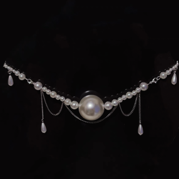 Bondage imitation pearl ball gag BDSM fun adult flirting toys mouth plug saliva training sex supplies bondage - 图片 2
