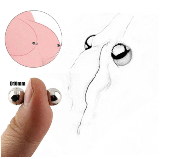 Magnetic ball clamp magnetic vaginal clamp female male nipple stimulation magnetic nipple clamp alternative toys - 图片 2