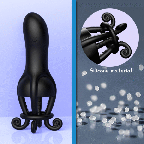 Male masturbation tongue licking vibration men's penis trainer adult sex toys - 图片 6