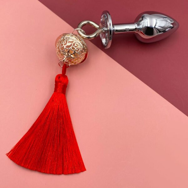 Adult BDSM butt plug metal anal plug bell training masturbator butt plug pull tail sex toys - 图片 3